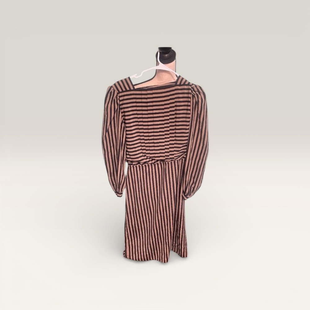 🖤 Vintage Charles Alan Striped Dress